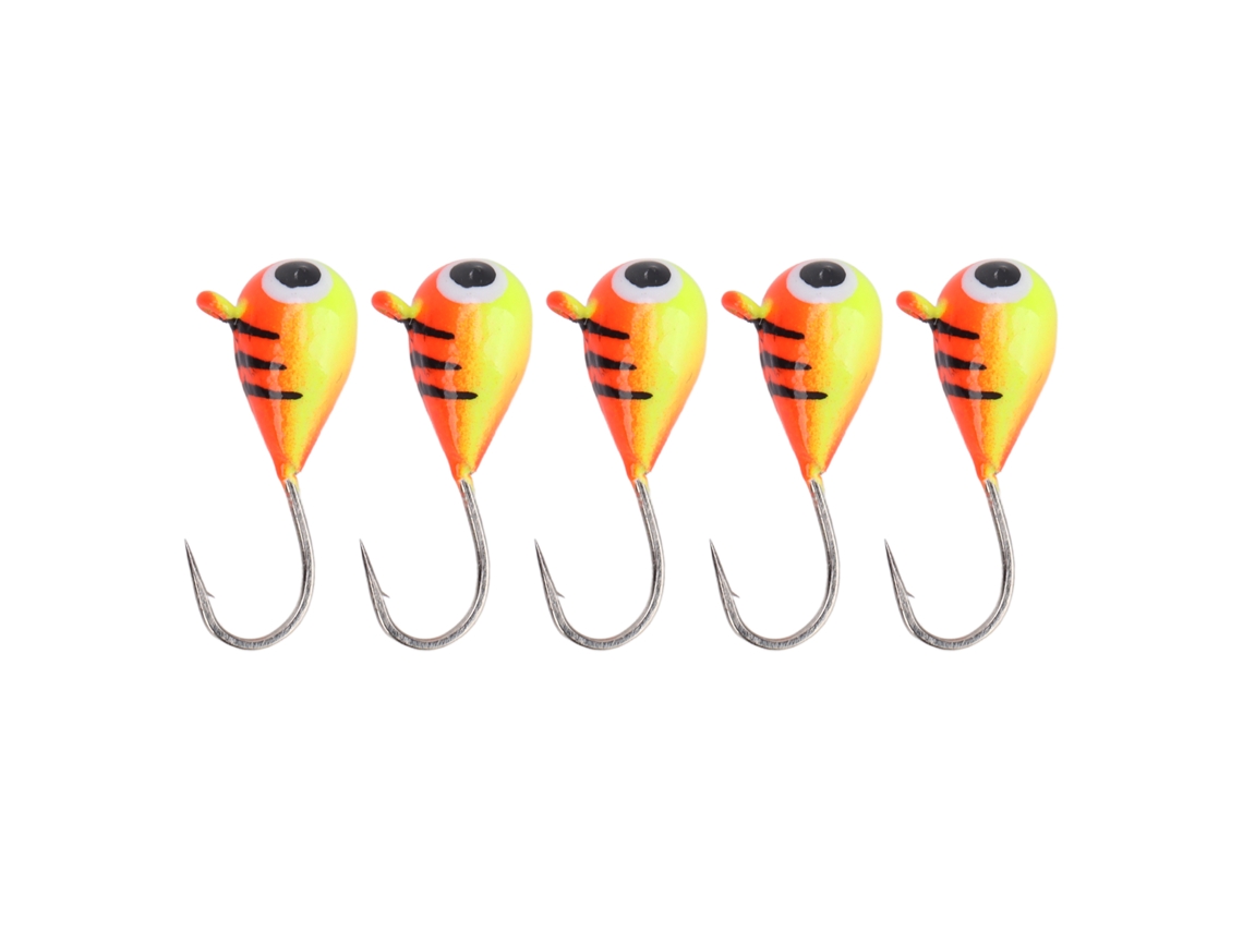 Isca de Pesca no Gelo 5pcs Aço Carbono