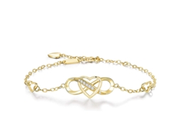 Joias de Prata da Moda, Estilo Europeu e Americano, Símbolo ∞ Exclusivo, Prata de Lei 925 MDUG (ouro)
