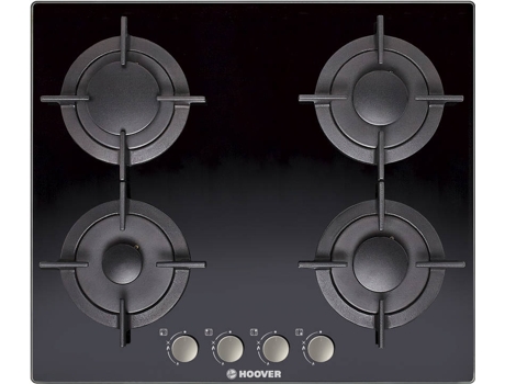 Placa de Gás HOOVER HGV 64SMCB (Gás Natural - 59.5 cm - Preto) — Gás Natural | Largura: 60 cm
