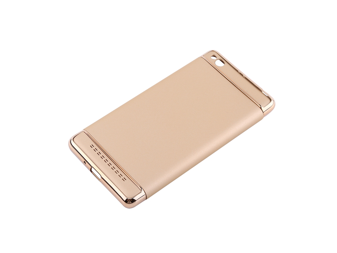 Capa rígida ultrafina anti-impacto para celular Redmi 3 EOOCOO (ouro)
