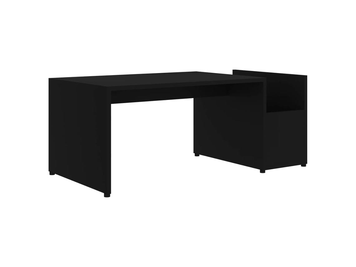 Mesa de centro 90x45x35 cm Derivados de Madeira Preto MAISON EXCLUSIVE