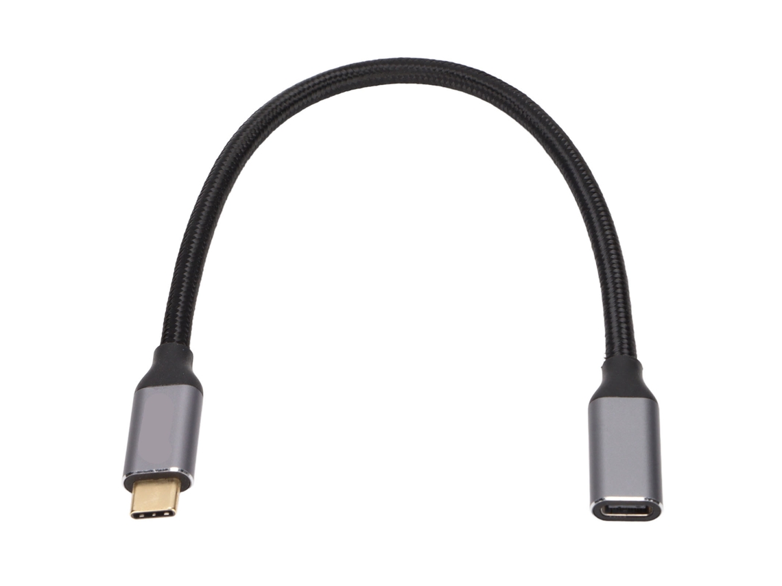Extensor de Cabo Usb C Macho para Fêmea 4k 100w Pd 5a