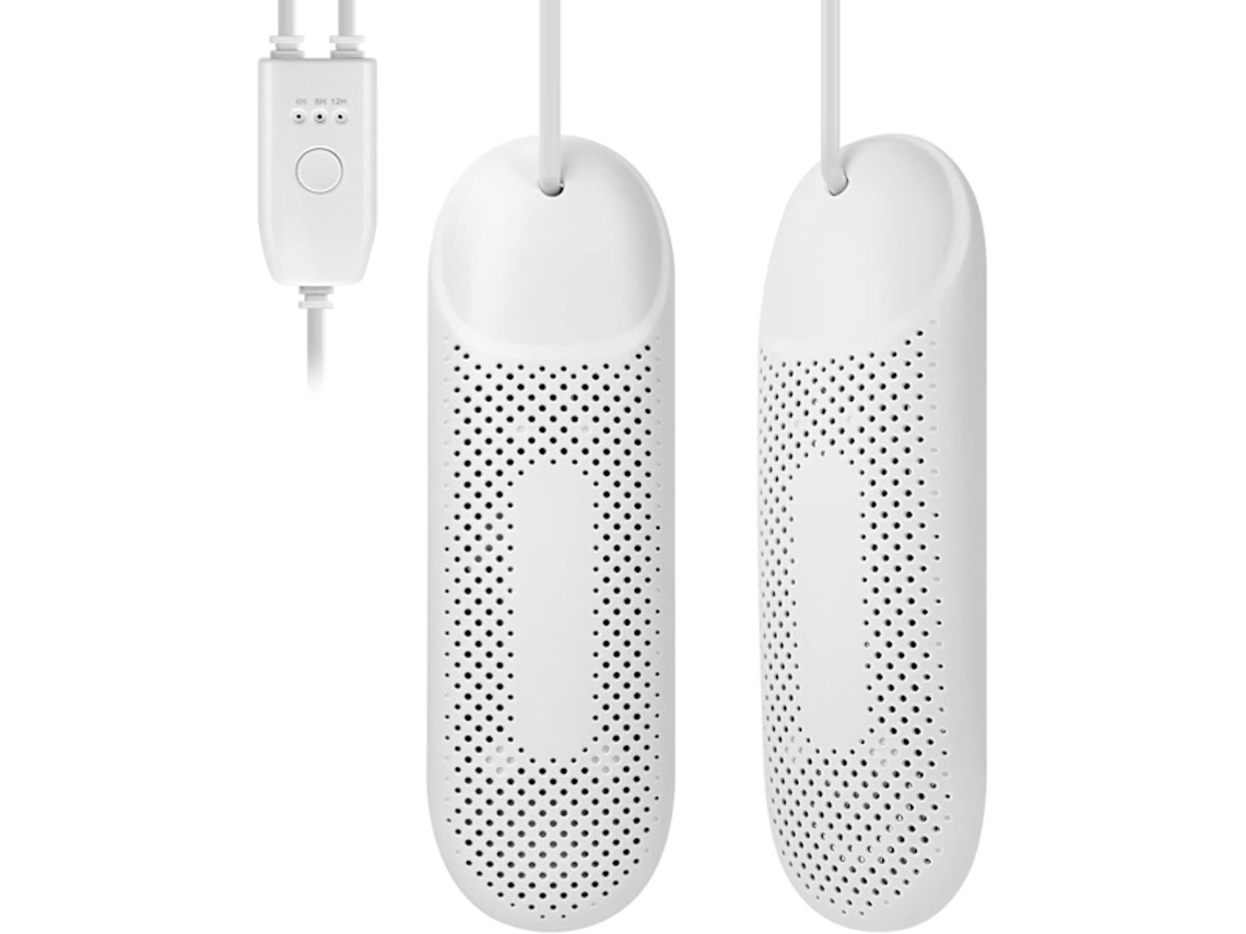 Secador De Sapatos Elétrico E Portátil Com Temporizador Inteligente De 3 Modos, Para Secar Calçado Com Controlo Prático Do Tempo De Funcionamento
