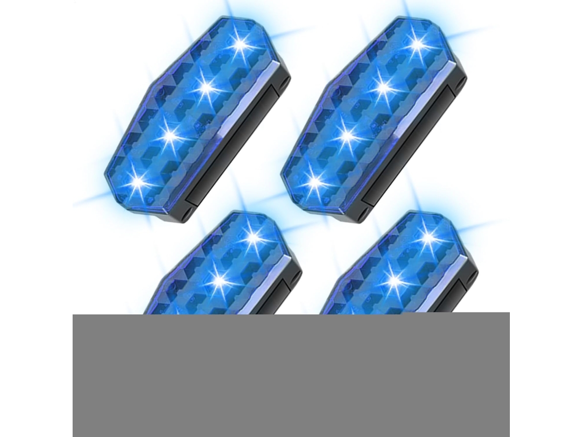 Luzes Estroboscópicas Para Caminhões, Luzes De Segurança Led Intermitentes Alimentadas Por Energia Solar, Conjunto De 4 Peças