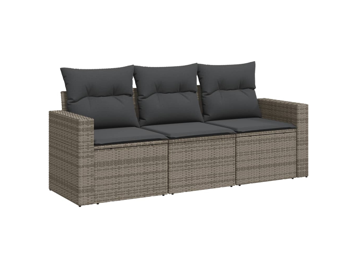 Garden Sofa Set, Garden Sofa Sets Vidaxl Cinzeto Rattan / Vime (n/a)