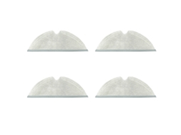 Pano de Limpeza Inf para Roborock Q7 Max /t8, Pacote com 4 Unidades, Cinza BRILVIBERA