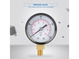 Manômetro Pressão 0-14bar Npt 1/8" Base