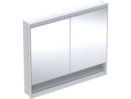 GEBERIT One Armário Espelho com Comfortlight 2 Portas Montagem Oculta com Nicho 105X90X15Cm 505.824.00.