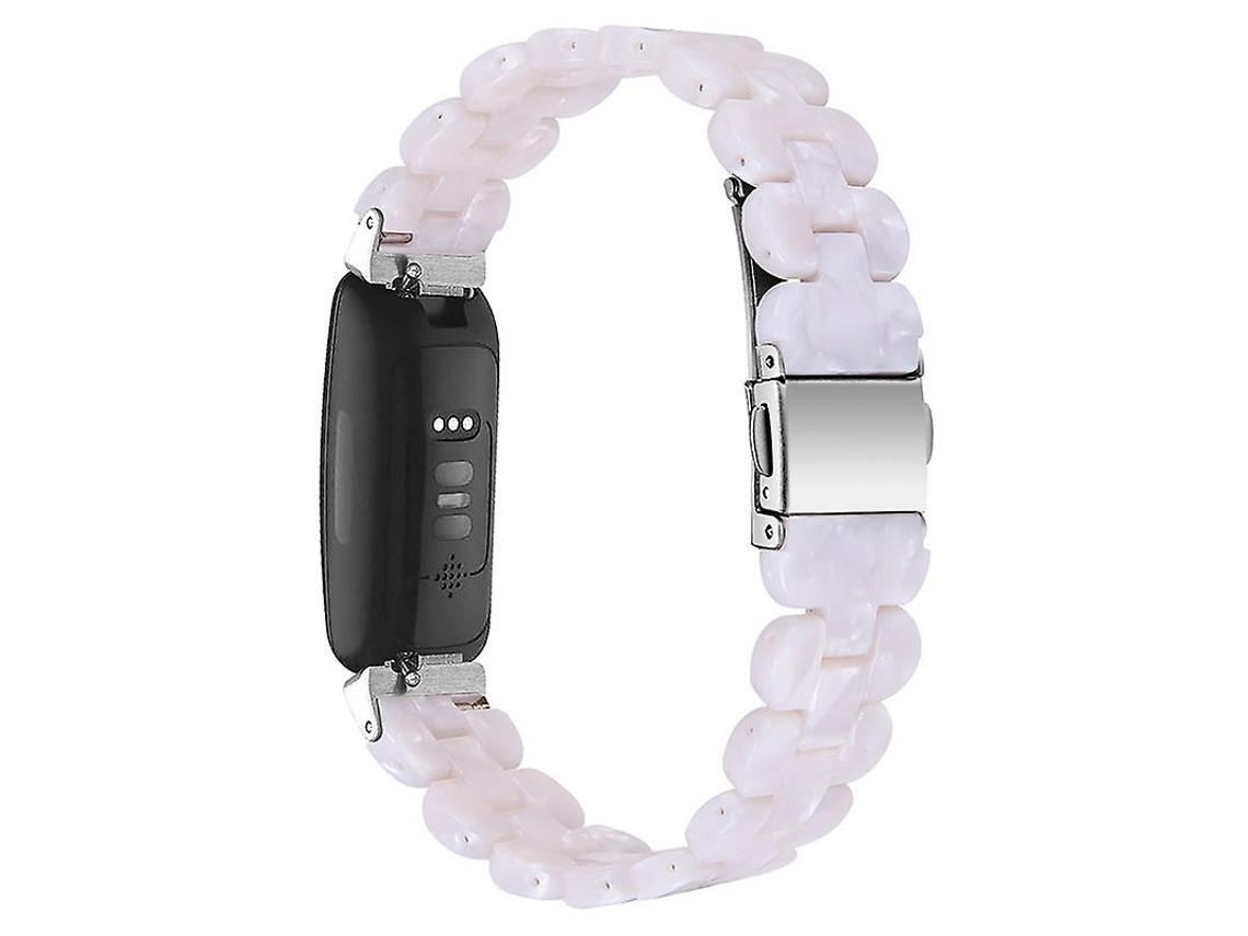 Pulseira esportiva oval de resina para Fitbit Inspire 1/2/Inspire HR, design Nougat Ly Ebike