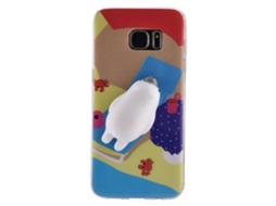 Capa de Celular Squishy para Samsung, proteção antichoque, macia