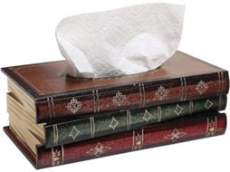 Elegante porta-guardanapos de madeira vermelha, dispensador de lenços de papel para casa, escritório e carro, 25,5 x 14,5 x 10,3 cm