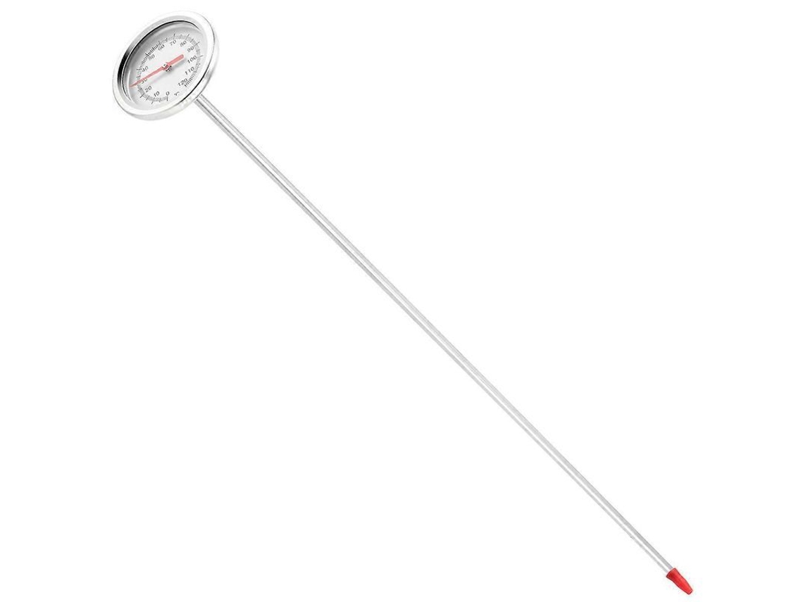 Termômetro Solo 50cm Aço Inoxidável Sonda