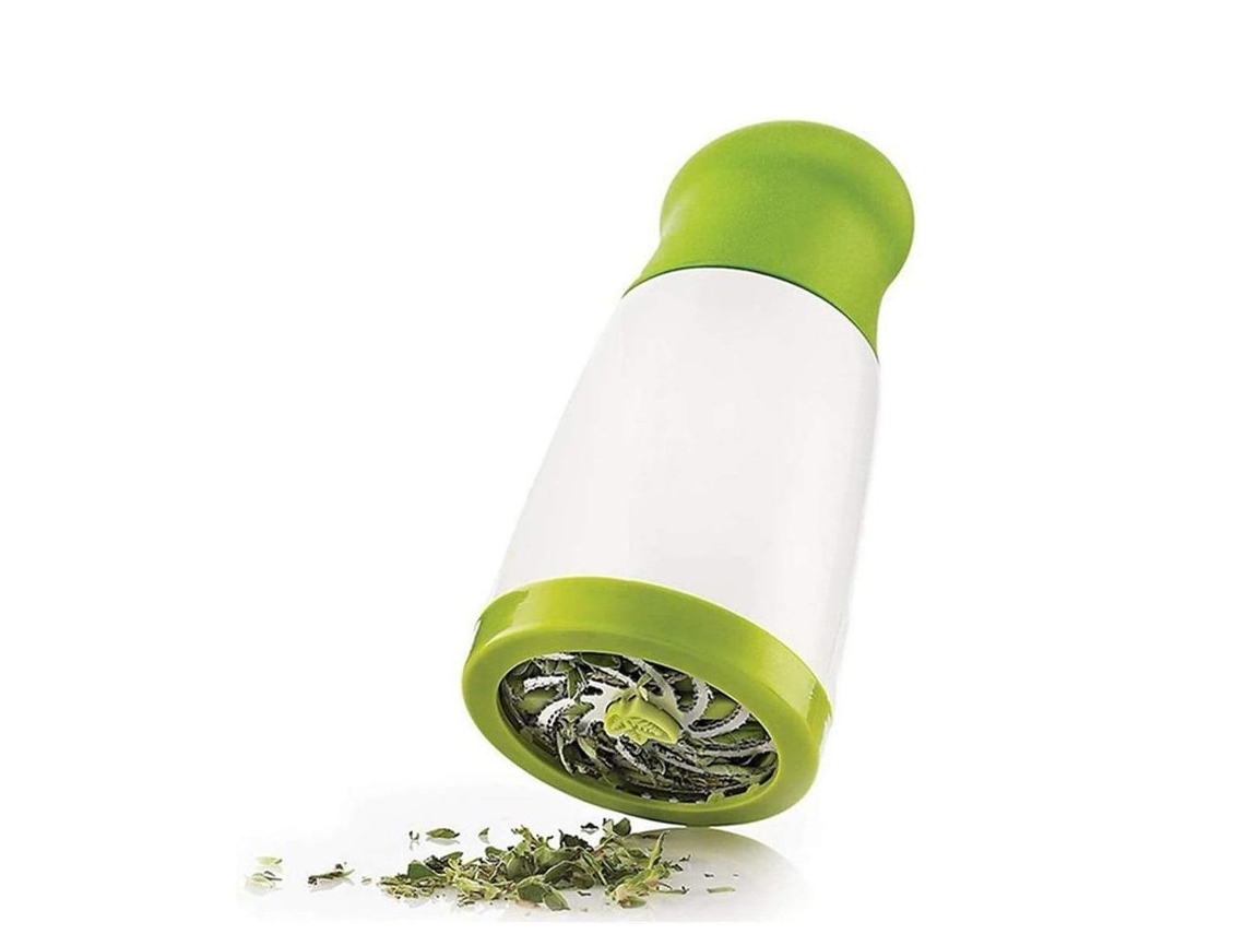 Moinho De Temperos - Cortador De Legumes - Picador - Mandolina - Lâmina De Aço Inoxidável - Removível E Lavável - Verde