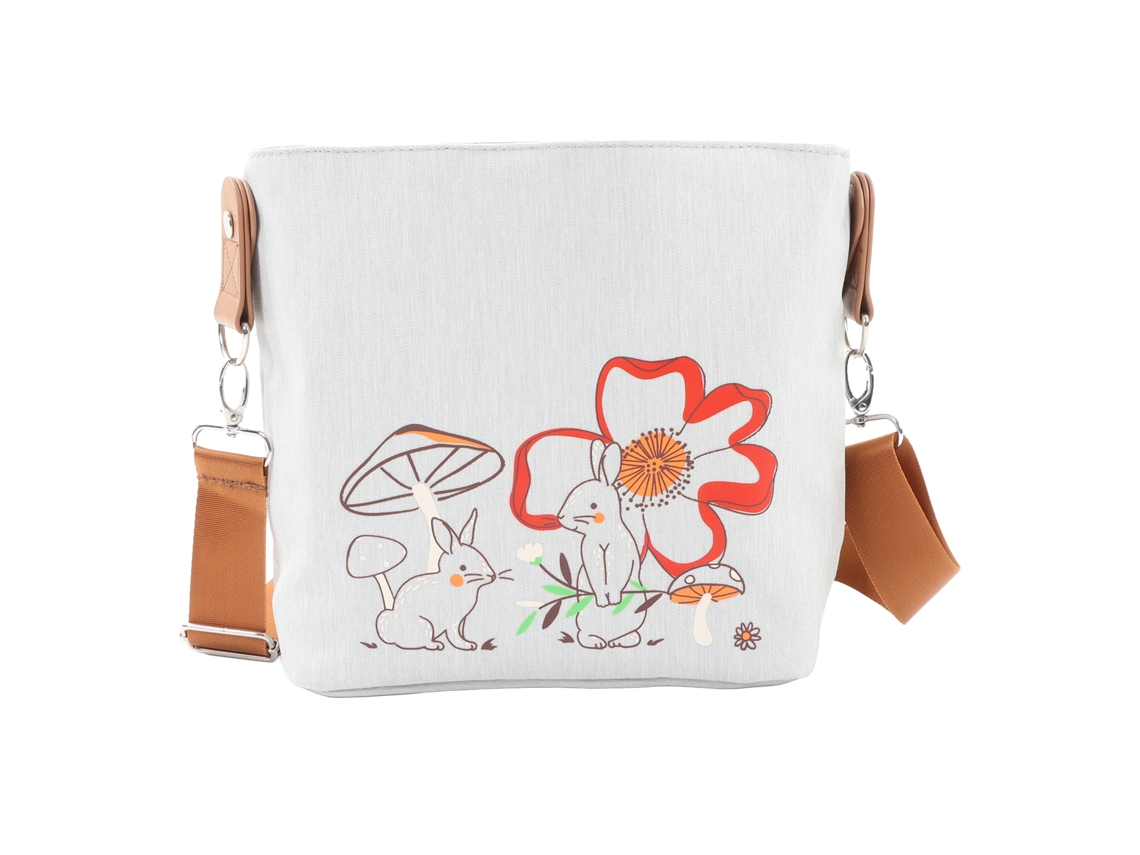 Bolsa de ombro multifuncional à prova d'água para mães, bolsa de viagem com compartimento para fraldas.