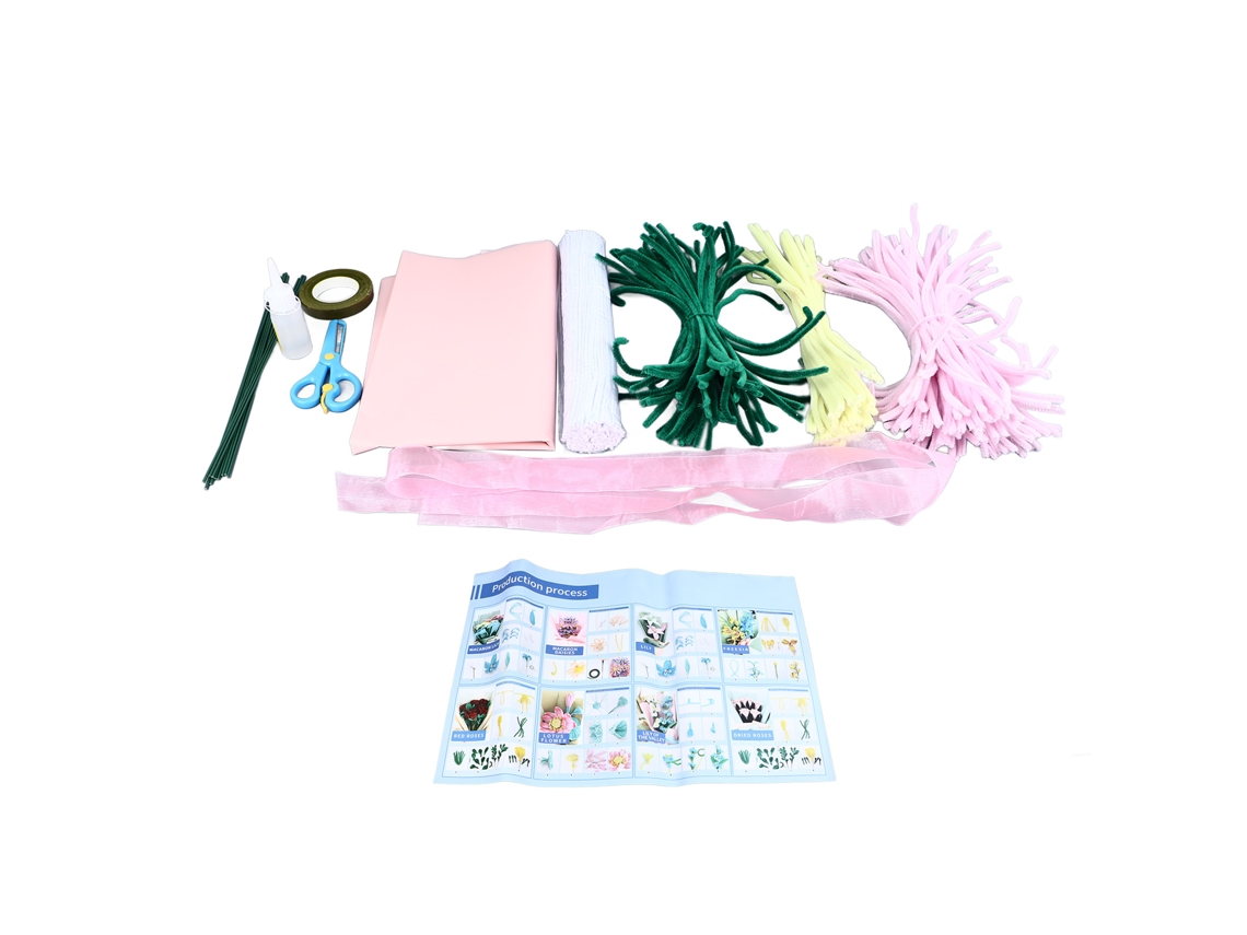 Kit Flores de Lã Diy Decoração Casamento e Férias