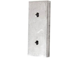 Ânodo Rectangular Transparente 100 X 45 X 9 Mmtecnoseal