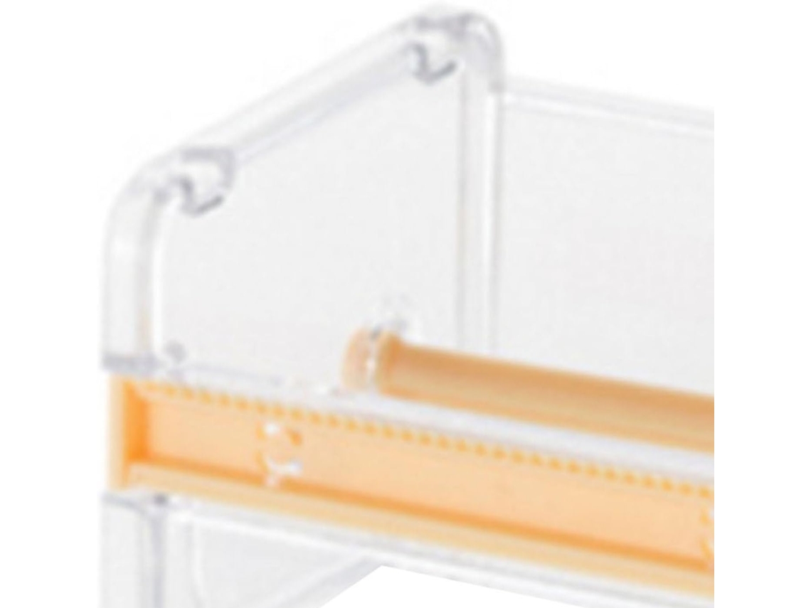 Rolo De Fita Adesiva Transparente Longa Duração, Para Armazenamento Organizado, Com Barras Serrilhadas De 1, 2cm Para