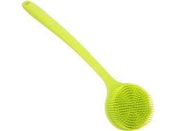 Lurelia Acessório De Duche Com Escova De Silicone Para Banho, Cabo Longo, Dupla Face E Massagem Suave, Uso Diário Prático