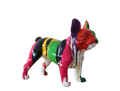 Boston Terrier Bran 52X25X41 Cm Multicolorido