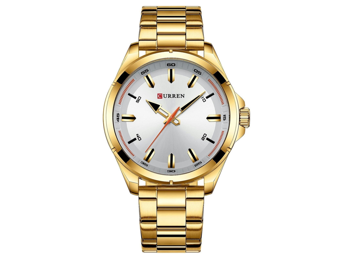 Relógio Impermeável de Quartzo Moda Mulher Dourado VEANXIN