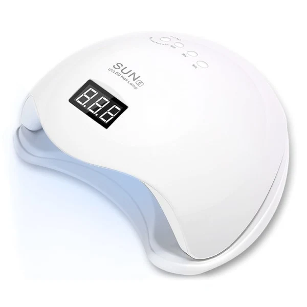 Lâmpada Uv/led De 48w Com Função De Temporizador, Branca