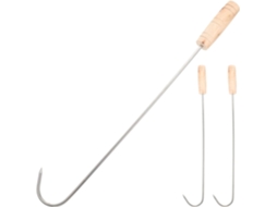 Espátula Para Carne Yardwe De 3 Peças Com Gancho, Aço Inoxidável, Espátula Profissional Para Churrasco E Acessórios De