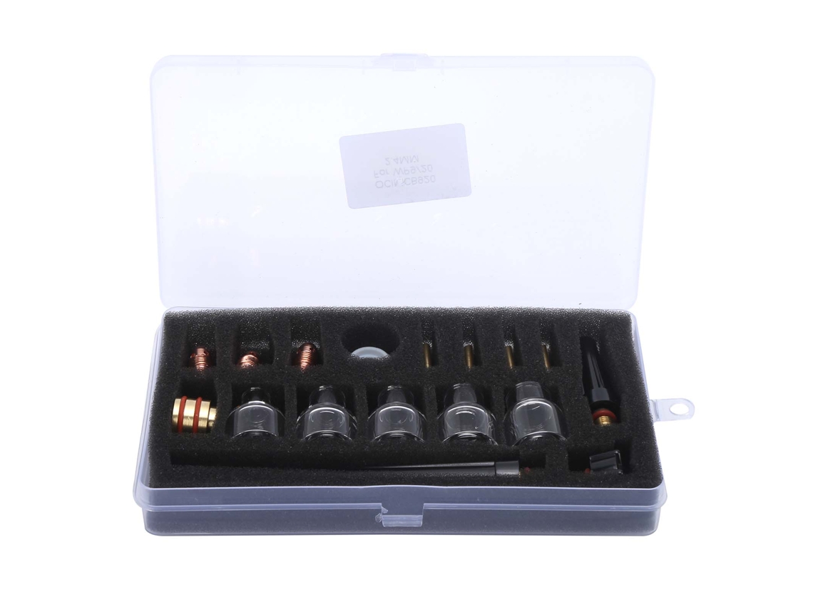 Kit De Acessórios Para Soplete De Soldadura Com Vasos De Vidro Consumíveis Para Wp9/20 Ferramenta Elétrica