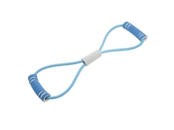 Elástico De Resistência Ajustável Figure 8 Com Espuma Tpe Para Treino De Força E Alongamento Azul