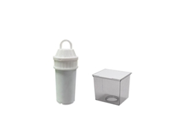 Filtro Compatível para Dispensador de Água Tipo B, com Elemento e Suporte Branco de ABS