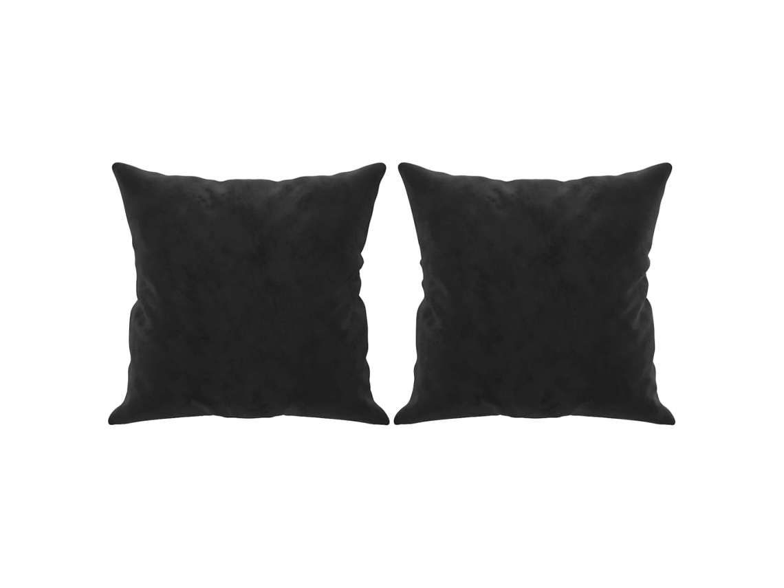 Throw Pillow, Throw Pillows Vidaxl Preto Veludo (n/a)