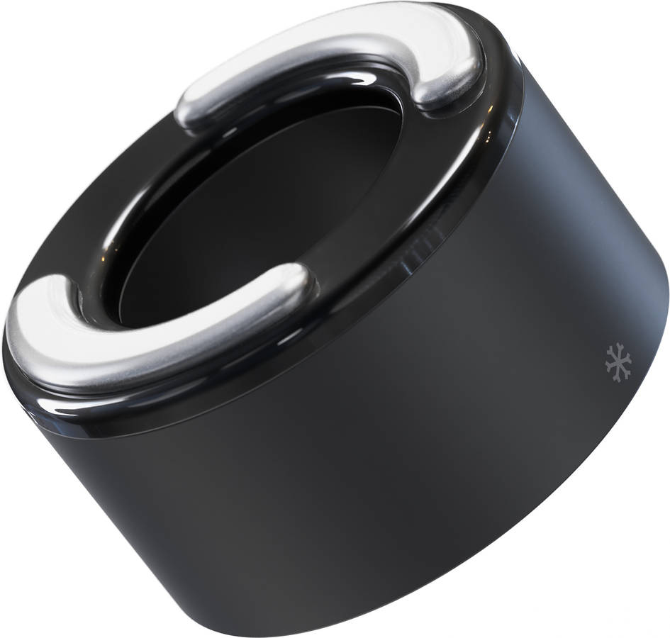 Anéis para Massajador Facial THERABODY TheraFace Hot & Cold Preto