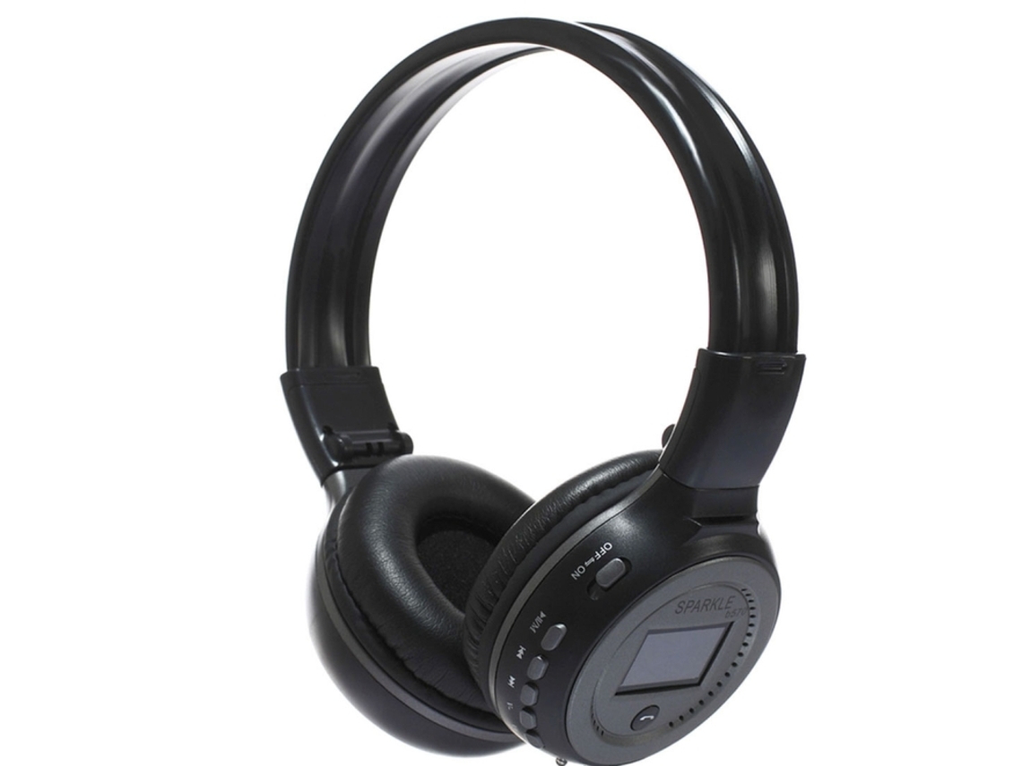 Fones De Ouvido Estéreo Sem Fio Bluetooth Zealot B570 Com Tela Colorida De Led, Microfone Hd E Fm. Brilvibera