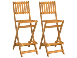 Bar Stool, Bar Stools Vidaxl Marrom Madeira De Acácia (n/a)