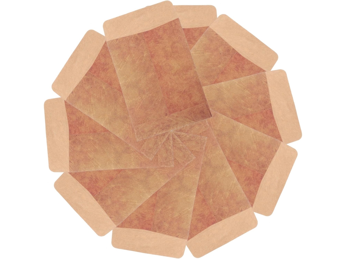 50 Peças Envelopes Vintage Papel Kraft Pequeno Formato Para Estoque De Grãos E Rétro Lettre Resistente