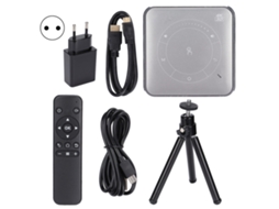 Projetor Mini Portátil 3d Com Decodificação 4k E Controle Remoto