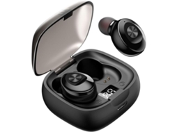 Fones De Sem Fio Xawy Xg8 True Com 5.0, Visor Estojo E Função Preto