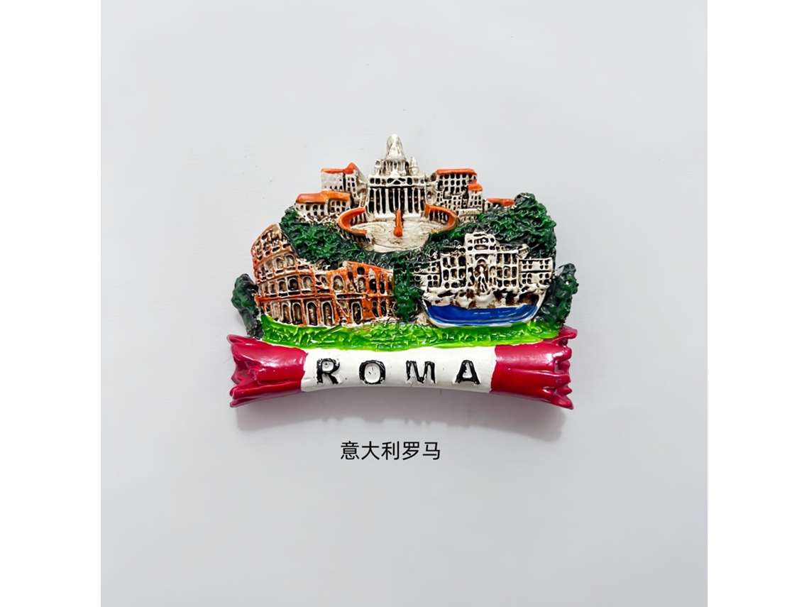 (roma, Itália 2) Ímã De Geladeira - Veneza Roma Antiga