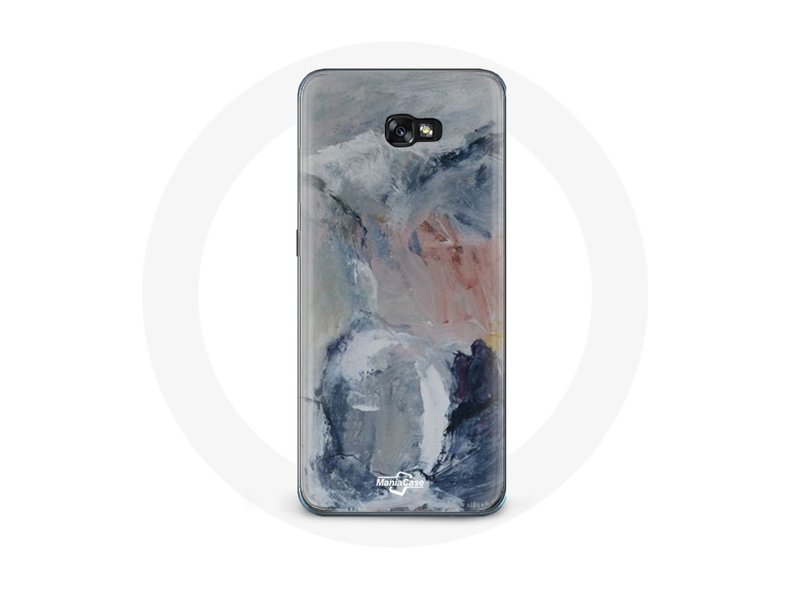 Capa para Samsung galaxy A5 2017 Fundo de Textura abstrata cinzento