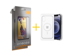 Conjunto de Películas de Ecrã Full Magsafe para iPhone 16 Plus SKYHE Vidro Temperado Transparente (2un)