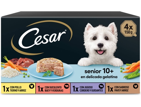 Ração para Cães  (4x150 g - Húmida - Sabor: Carnes Mistas)