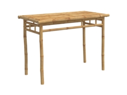 Dining Table, Dining Tables Vidaxl Marrom Bambu