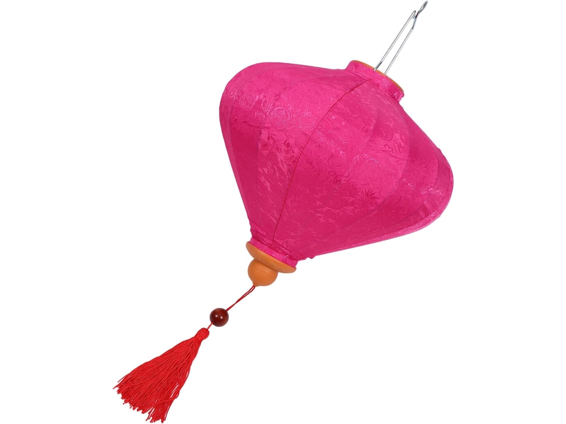 Lanterna Vietnamita Oval Suspensa para Decoração de Jardim e Festas, com Estampa Floral. SFUSHOS