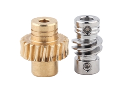 Engrenagem de Parafuso 10:1 Bronze Parafuso Metal Conjunto Peças Robô Industrial