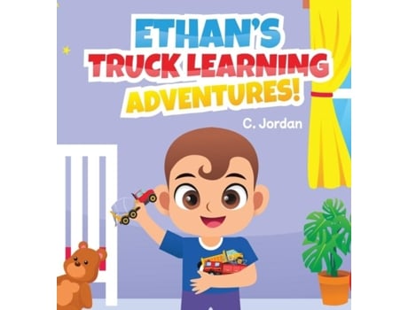 Livro Ethans Truck Learning Adventures! De C Jordan (inglês)