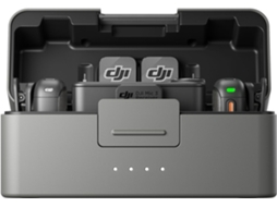 Estojo de carregamento para DJI Mic 3, microfone, 2 transmissores e 1 receptor