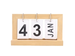 Mali calendário de Mesa de Madeira com Flip Retro Nórdico Grande para Escritório e Lar