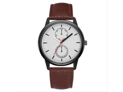 Reloj De Pulsera Para Hombre Gaiety De Cuarzo Analógico Con Correa De Pu Marrón