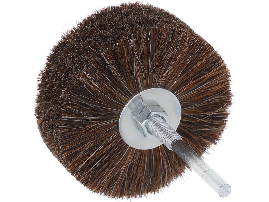 Escova Rotativa Ganazono Para Remoção De Pelos Cavalo Com Cerdas Metálicas, Ideal Para Polimento Rotativo A Pó E Entalhe