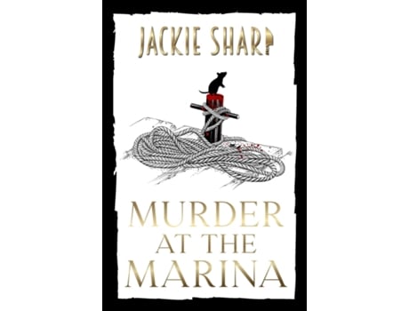 Livro Murder at The Marina de Jackie Sharp (Inglês)