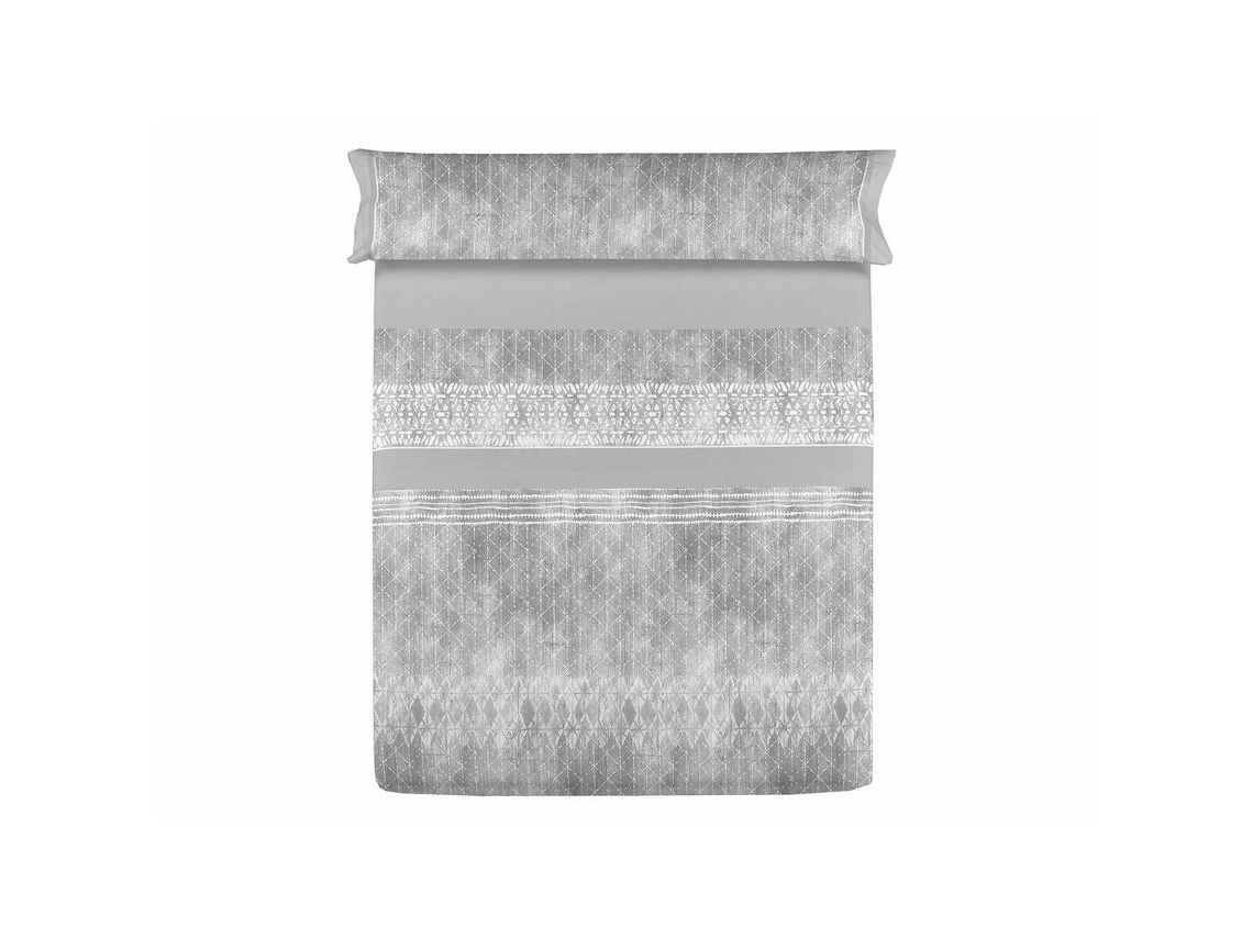 Conjunto De Lençol Lois Marby Poliéster Cinzento (38x27x6cm)